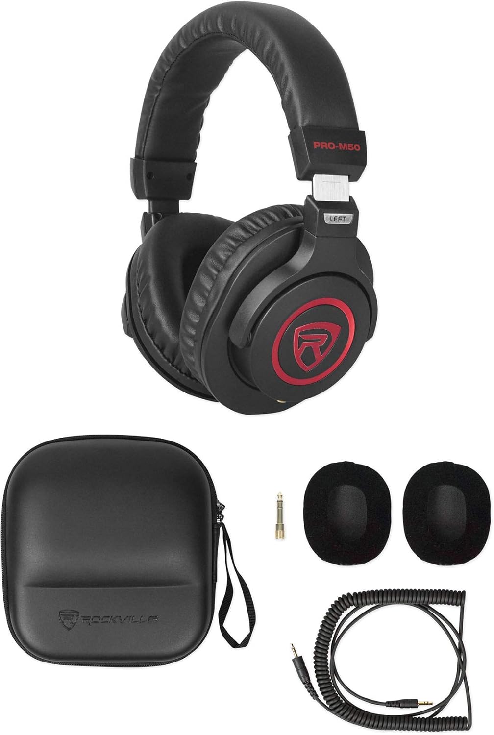 Audiosavings Bundle: SCARLETT 16I16 4G 24-bit 192 kHz Audio Interface Bundle with (2) Rockville PRO-M50 SR Studio Headphones (3 Items)