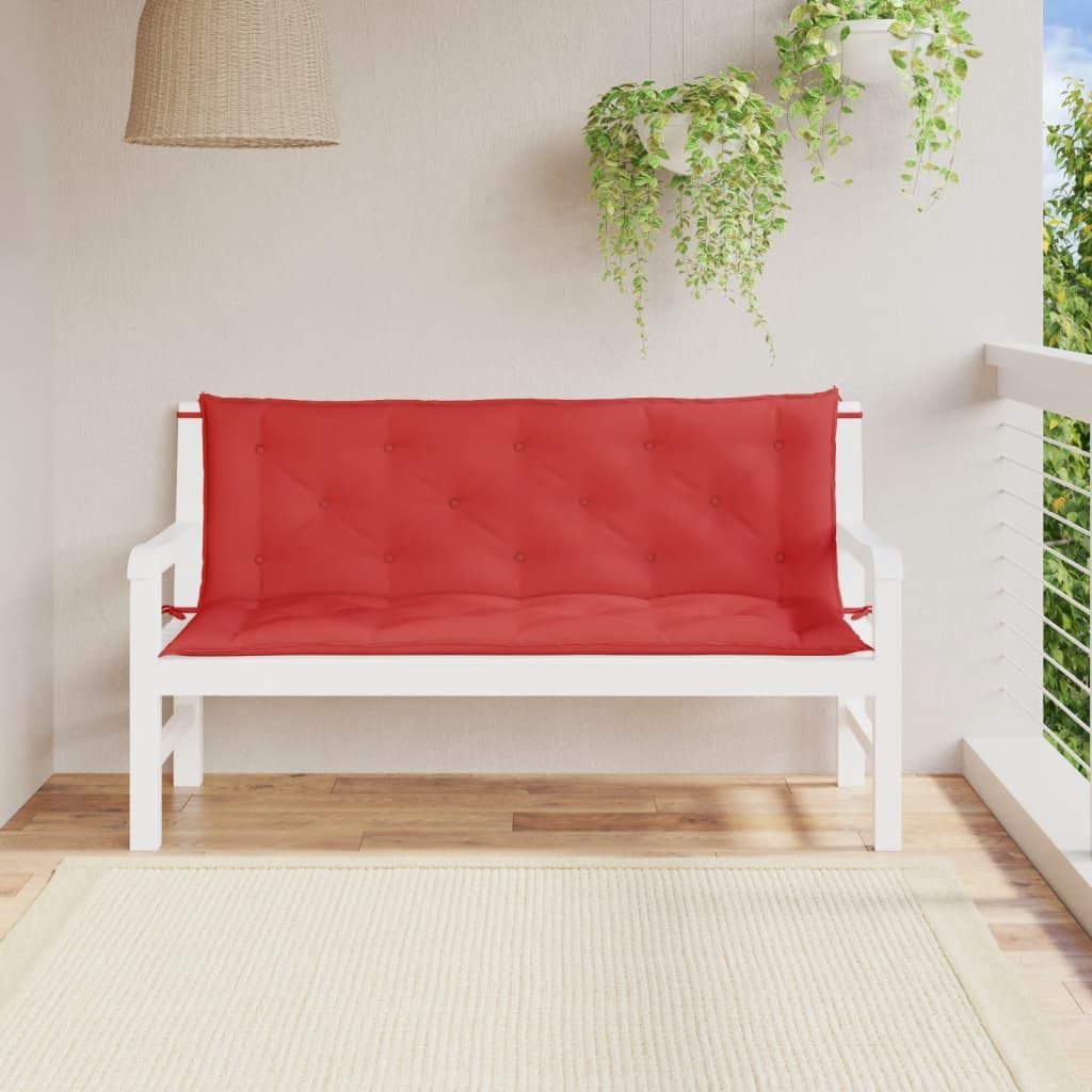 Garden Bench Cushions 2 pcs Red 59.1