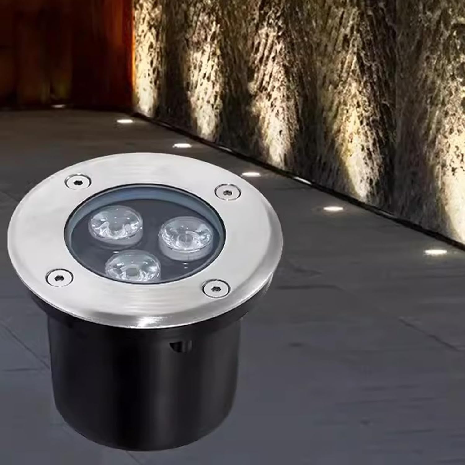 LED Underground Light Embedded Buried Lights IP66 Waterproof AC85-265V Recessed Ground Lights for Garden, Patio, Step, Pathway Landscape Lamp