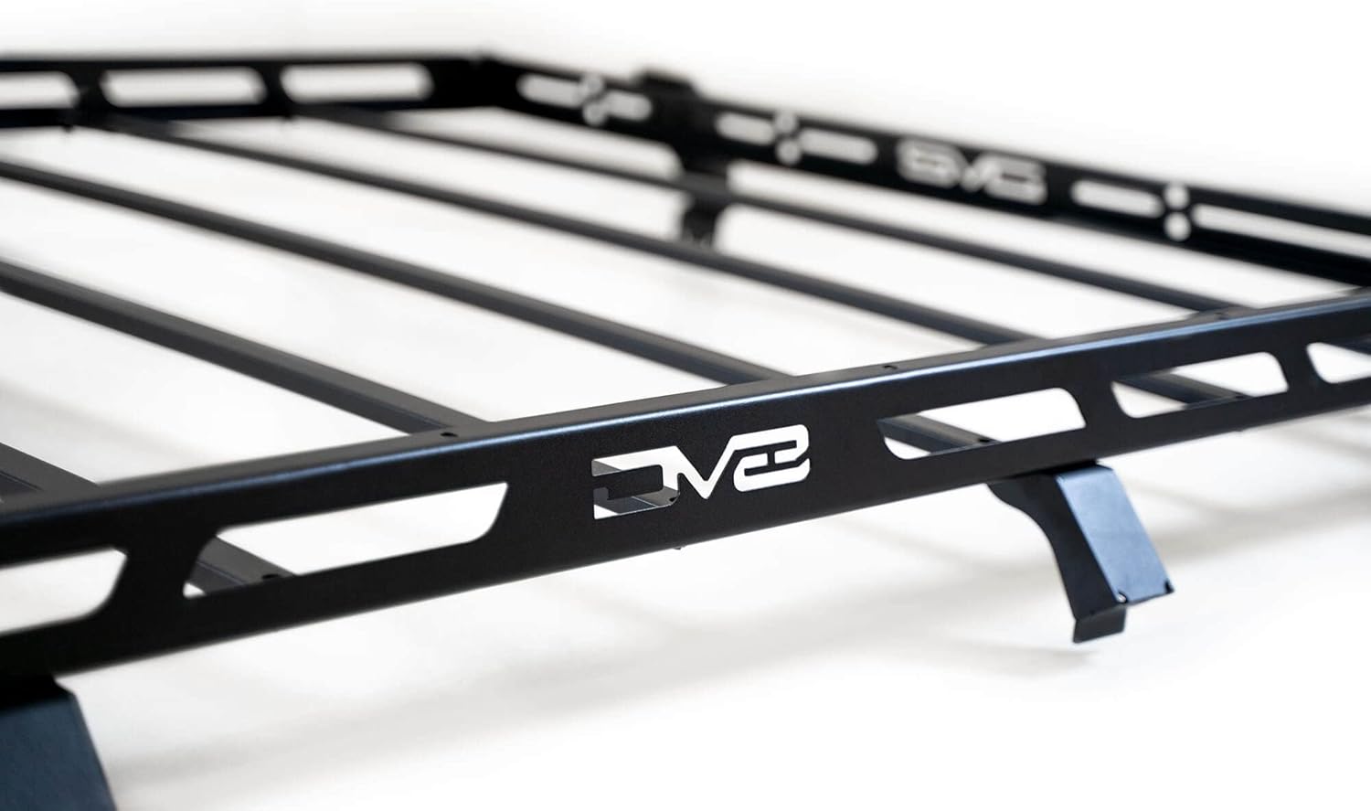 Full-Length Roof Rack for 2007-2018 Jeep Wrangler JK 4-Door | Mount Roof Top Tent | Bolt-On Installation | Multiple Tie Down Points | 300 lb Capacity | Multiple Accessories | DV8 Offroad