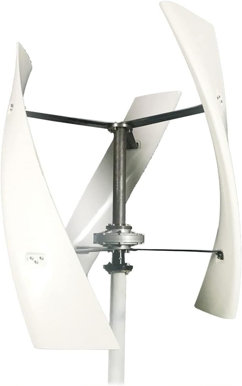 10000W No Noise Vertical Magnetic Upright Wind Turbine, 12V-220V with Waterproof Charge Controller 3 Blades for Home Use Vertical Axis Wind Turbine