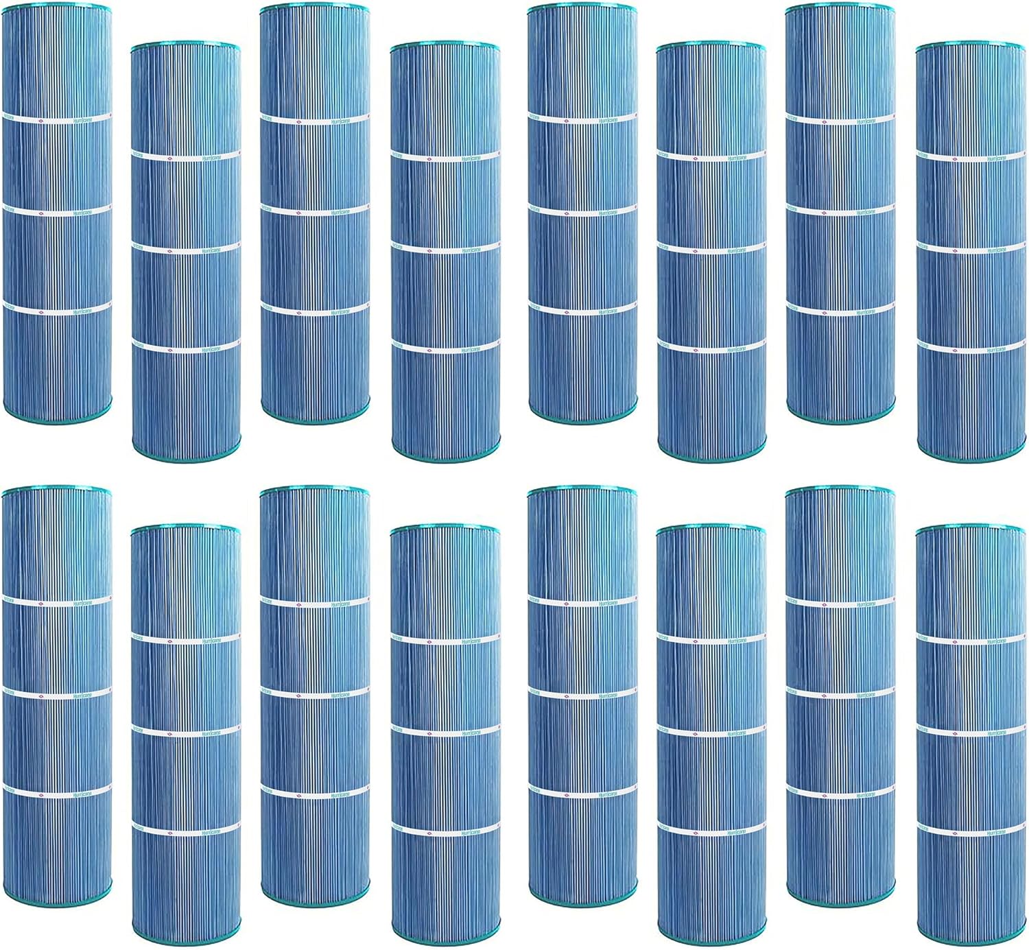 Hurricane Filters 16 Pack HF7483-04M Elite Aseptic Pool Filter Cartridge - Replacement for PA81-4-M, Unicel C-7483, Filbur FC-1225, SwimClear C3030, 3025, 3020, Super-Star-Clear C3000, C3000S, C-570
