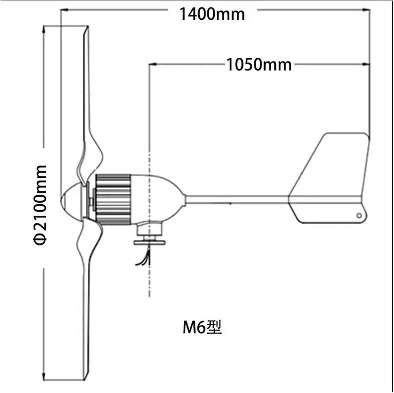 Wind Turbine Generators Kit, 20KW Horizontal Wind Turbine Generator 96V 48V 24V Windmill Strong Power Off Grid Inverter Output for Home Low Starting Speed for Home(Hybrid Control,96V_20KW)