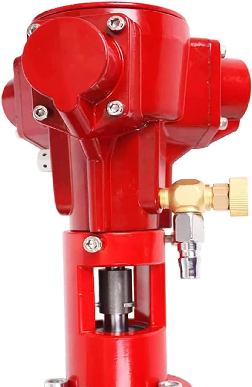 5 Gallon Pneumatic Paint Mixer Stirrer, Paint Stirring Machine with Stand, Desktop Air Agitator, 2600r/min, for Mixing Plaster/Paint/Mortar/Glue(