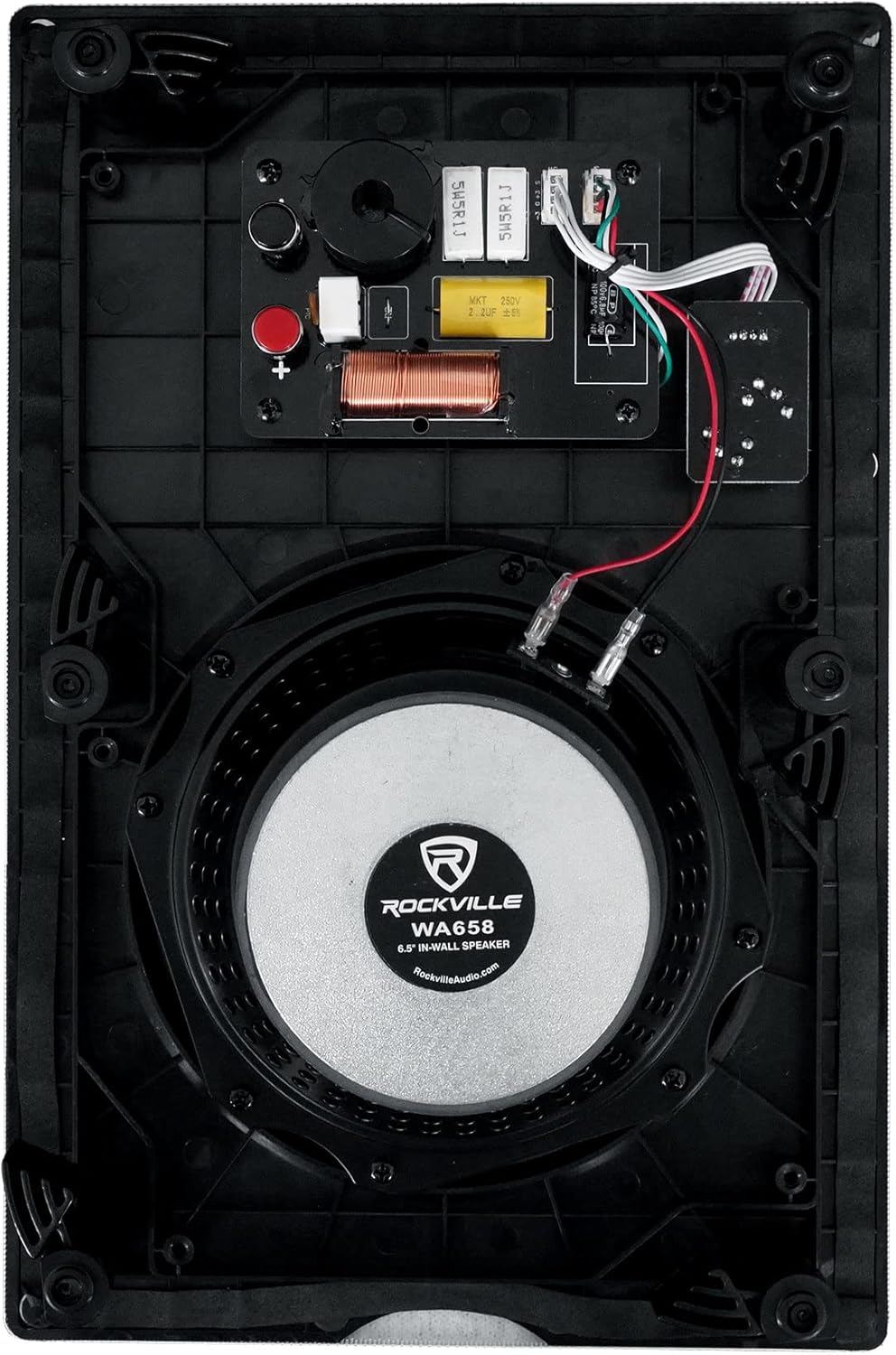 Rockville Pair WA658 240W in-Wall Speakers, 6.5