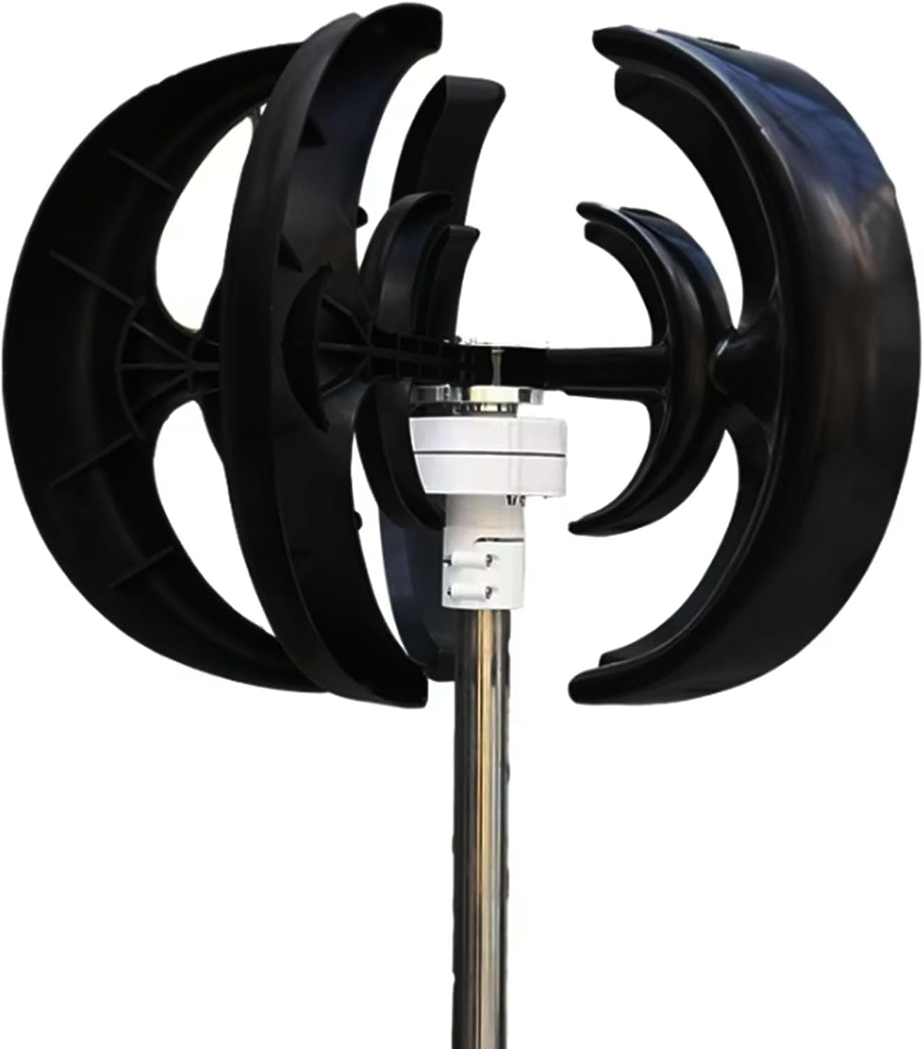 Vertical Axis Wind Turbine 5 Blades Wind Solar Hybrid 10000W Wind Turbine 3 Phase AC Permanent Magnet Generator for Wind Power Generation System