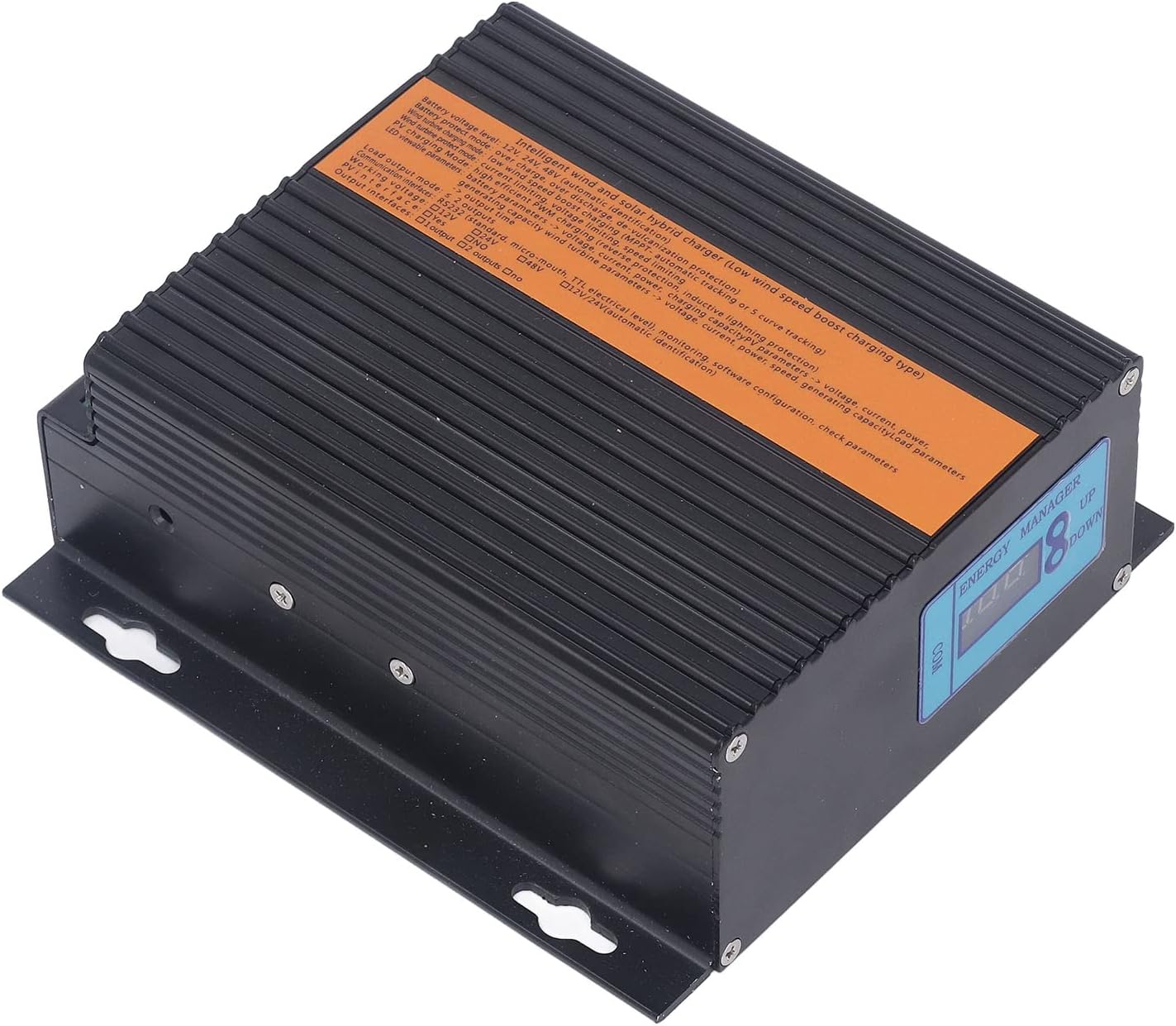 MPPT Boost Controller, 48V Wind Solar Controller 200W Photovoltaic Power and 600W Wind Power 3 Digit Digital Tube Display, Energy Controllers