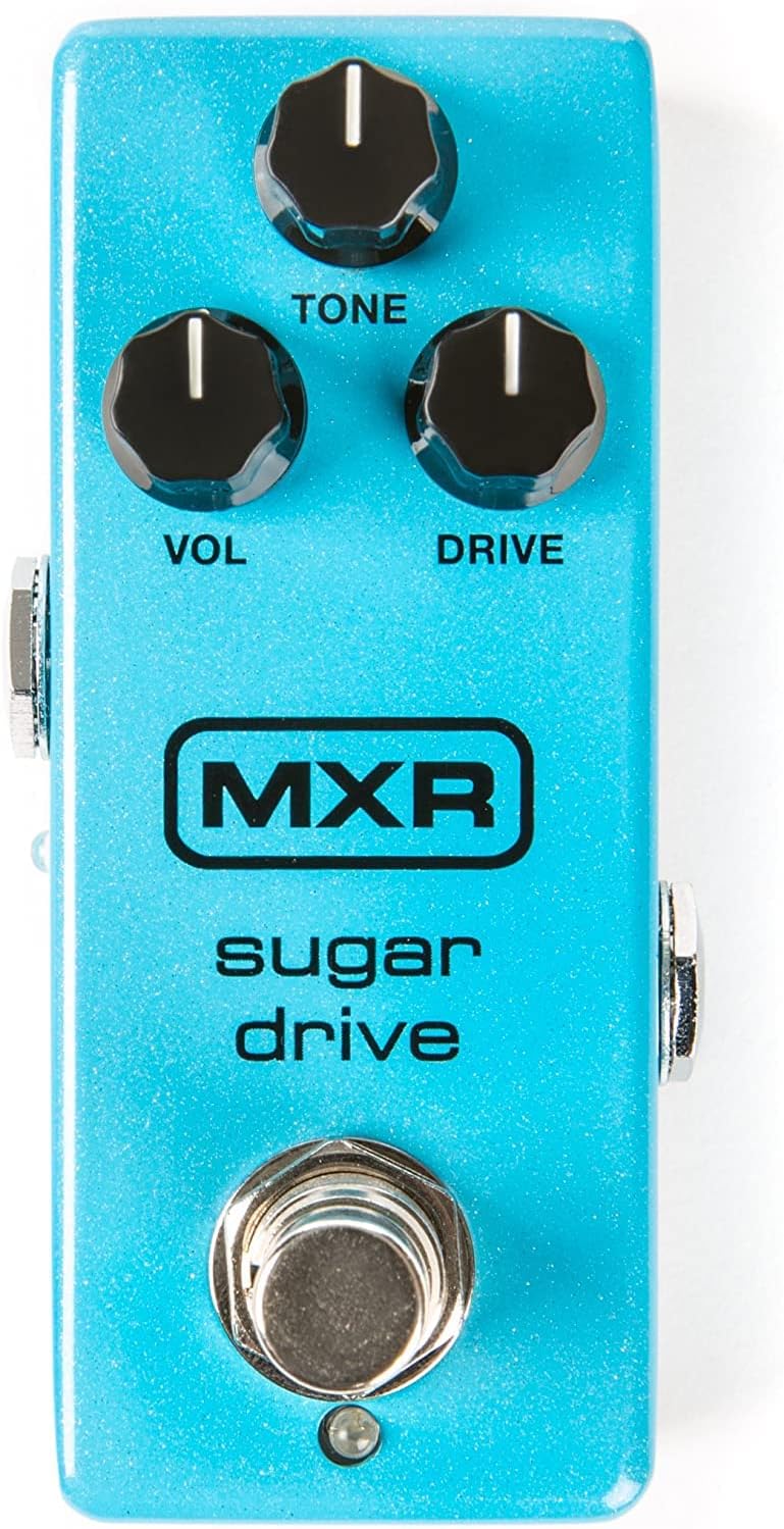 Briskdrop MXR M294 Sugar Drive Pedal Bundle with Dunlop Trigger Capo and Tuner (M294-87N)