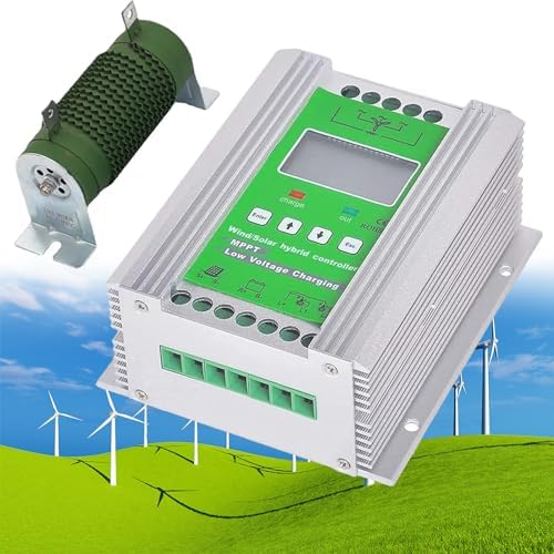 6000W/8000W Wind Solar Hybrid Charge Controller, MPPT Regulator for 12V/24V/48V Systems, Efficient Boost Controller for Wind Turbine & Solar Panel Battery Charging Solutions