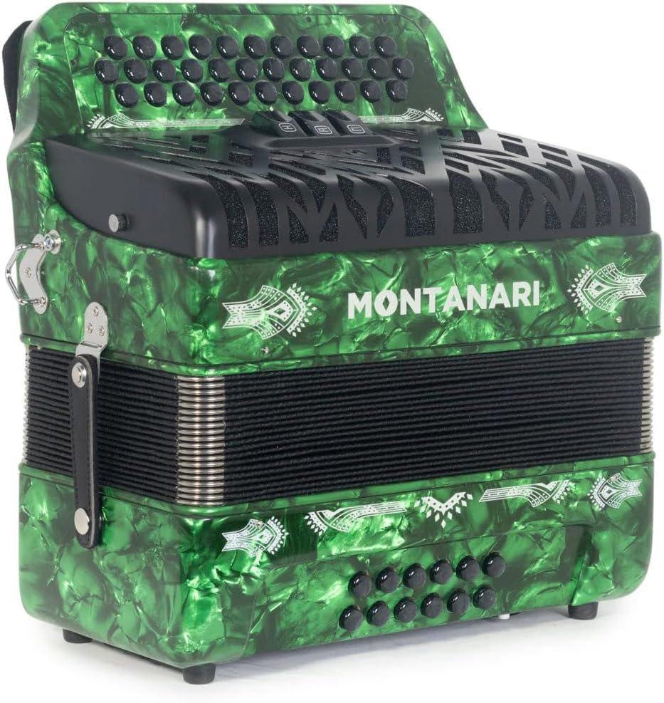 Montanari CM II Accordion 3 Switch 3412 EAD Green