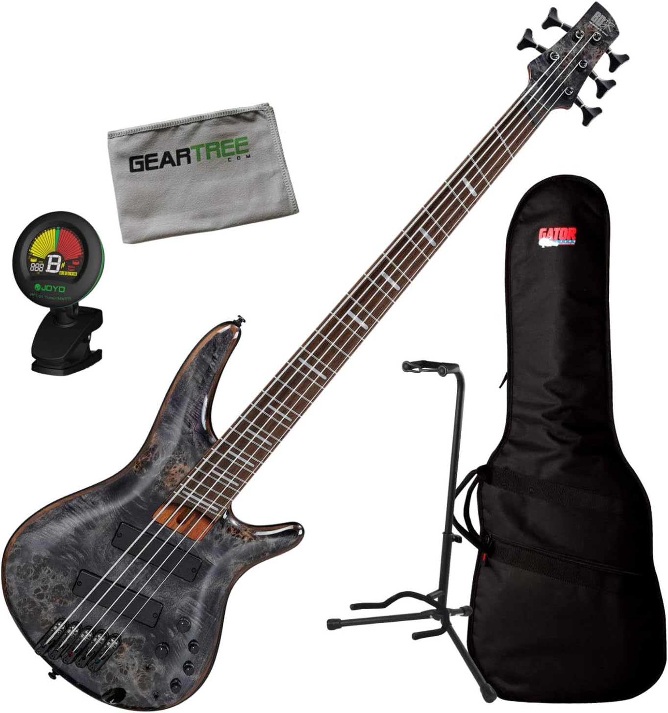 Ibanez SRMS805 DTW SR Bass Workshop 5-String Multiscale (Deep Twilight) Bass w/B