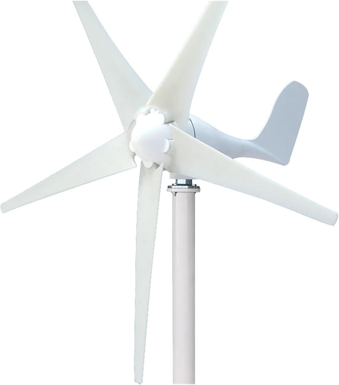 Wind Turbine, 300W Wind Generator 3 Or 5 Blades 12V 24V for Home Use and Monitoring Low Noise Wind Turbine,for Home, Farm, RVs, Boats(5 Blades_24V)