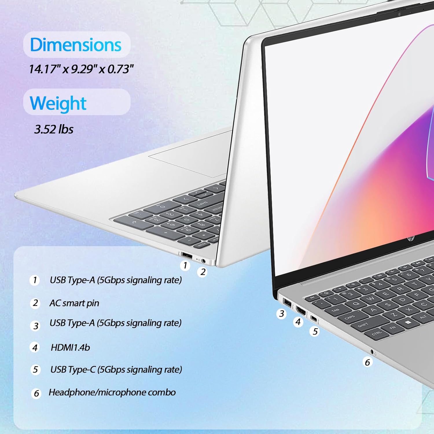 HP 15.6-inch Touchscreen Laptop Computer for Business & Student, 16GB RAM, 1TB SSD, AMD Ryzen 7 7730U, FHD Touch Anti Glare Display, Numeric Keyboard, Copilot, WiFi 6, Camera, Win 11 Pro, Accessories