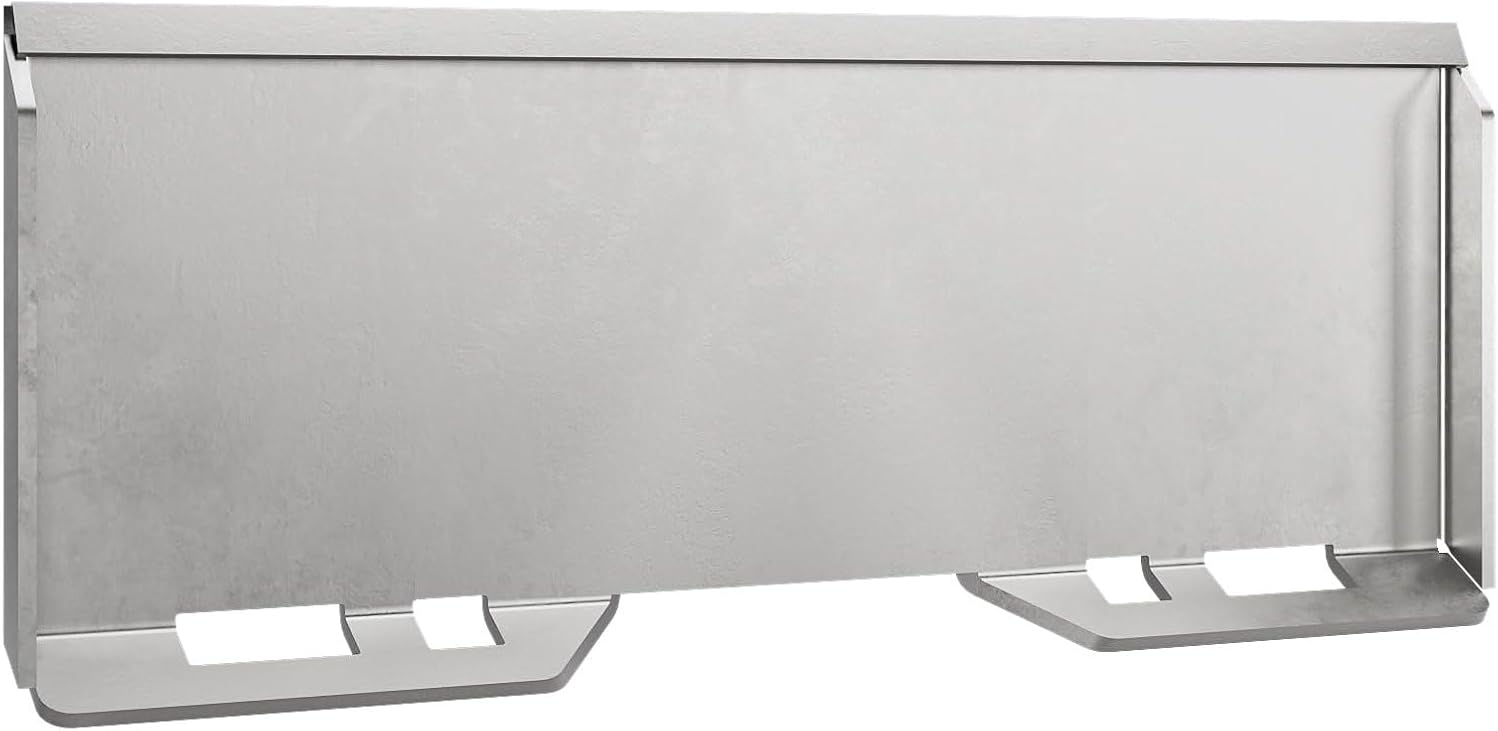 1/2 in Skid Steer Attachment Plate, Steel Skid Steer Mount Plate, Quick Attachment Loader Plate Easy to Weld or Bolt to Different Accessories