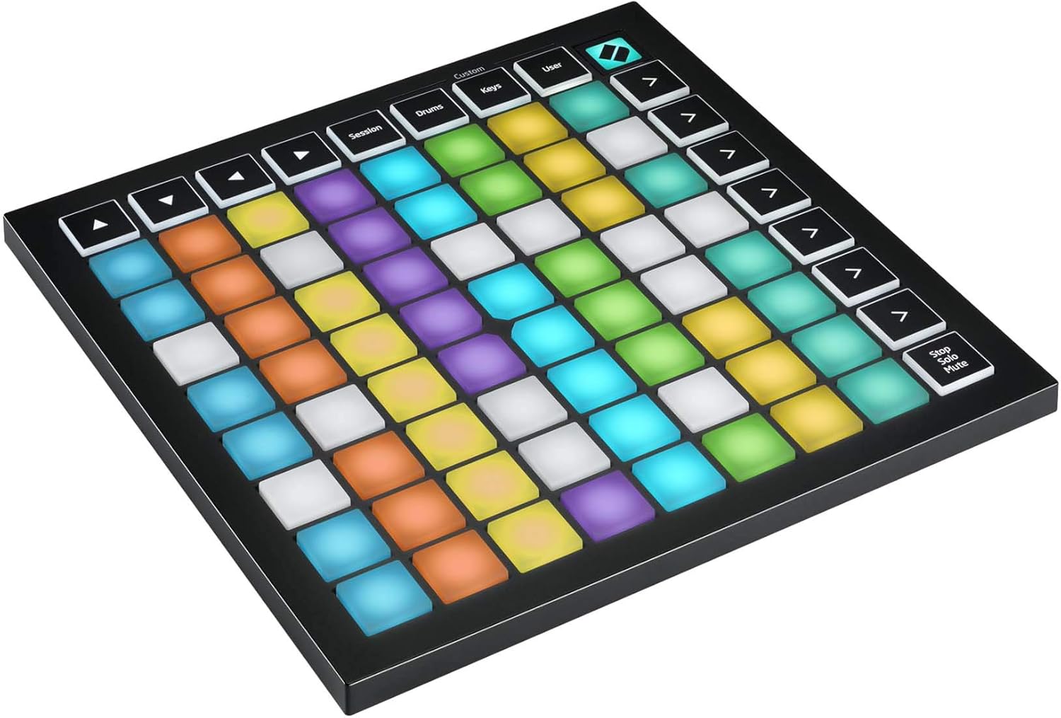 Audiosavings Bundle: Novation Launchpad Mini MK3 Ableton Live MIDI USB 64 RGB Pad Controller Bundl with Rockville RPB2-BLACK Handheld Wireless Portable Bluetooth Speaker Great Sound (2 Items)