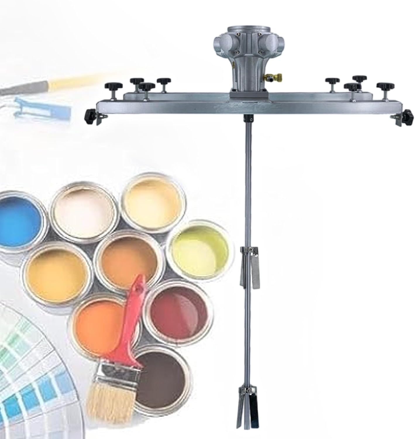 IBC Air Agitator, 250 Gallon Electric Tank Mixer Machine, Pneumatic Bracket Mixer, Paint Stirring Machine Bracket Air Agitator Paint Mix Tool,H004,H006