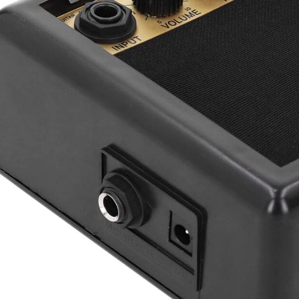 Guitar Amplifier Small Guitar Speaker Connect with Earphones Not Affect Others Two Power Supply Methods Suitable for Electric Guitars Folk Guitars