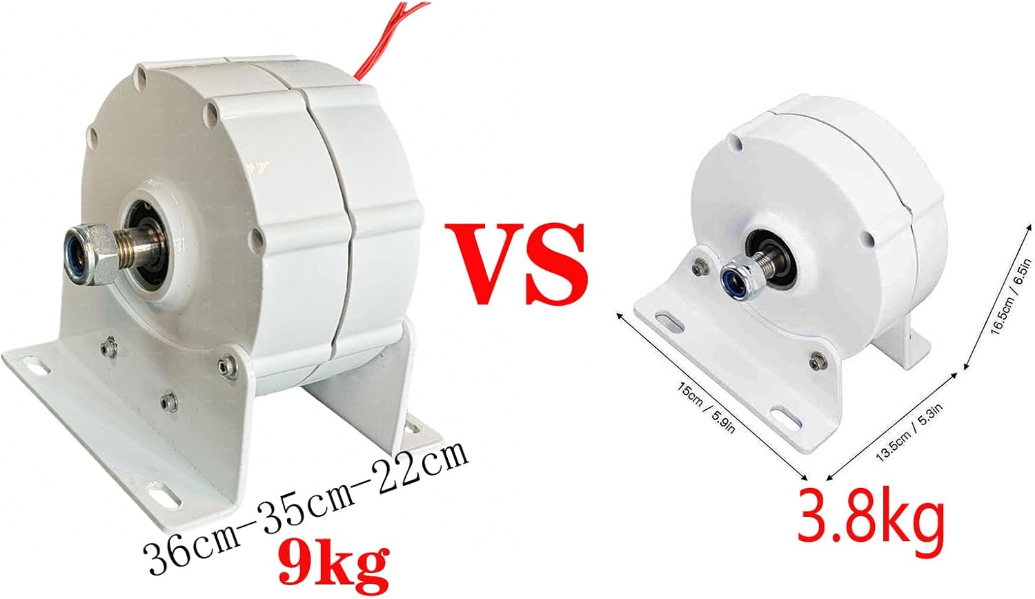 12000W Portable Wind Turbine Turbine Wind Power Kit,12V 24V 48V Permanent Magnet Electric Motor Generator DIY AC Alternator Permanent Magnet Motor