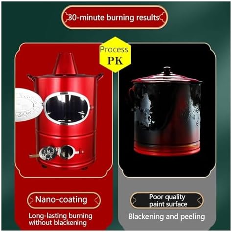 Outdoor Smokeless Burn Barrel - Incinerator for Efficient Trash Disposal in Yard & Park - Eco-Friendly Fire Pit for Safe Burning Waste