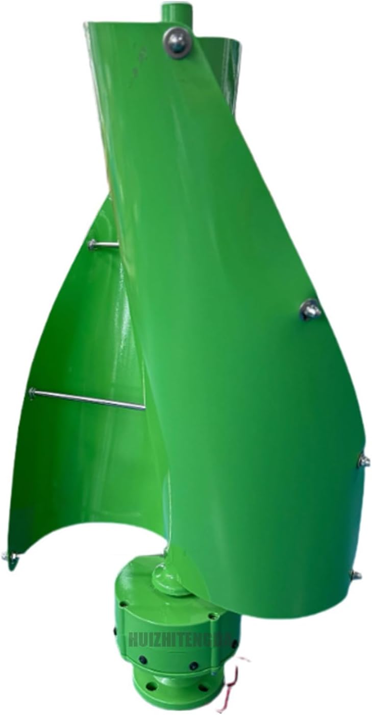 1000W 12V 24V 48V Small Spiral Permanent Maglev Wind Turbine Generator 2 Blades Generator Wind Power Kit Applicable to Wind and Solar Power Generation Systems