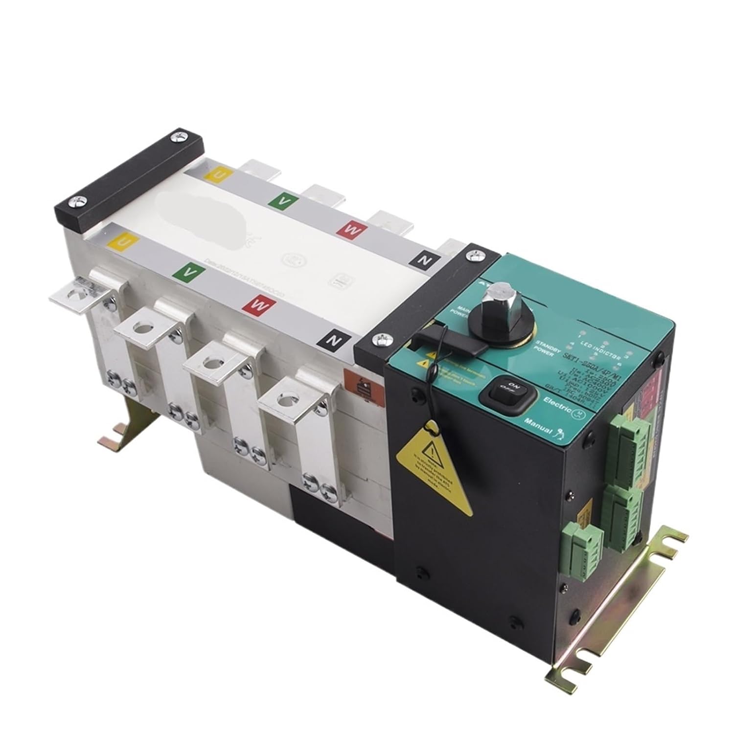 Dual Power Automatic Transfer Switch 4P 100A 250A 300A 630A AC220V Working Voltage for Generator Parts(400A 4P)