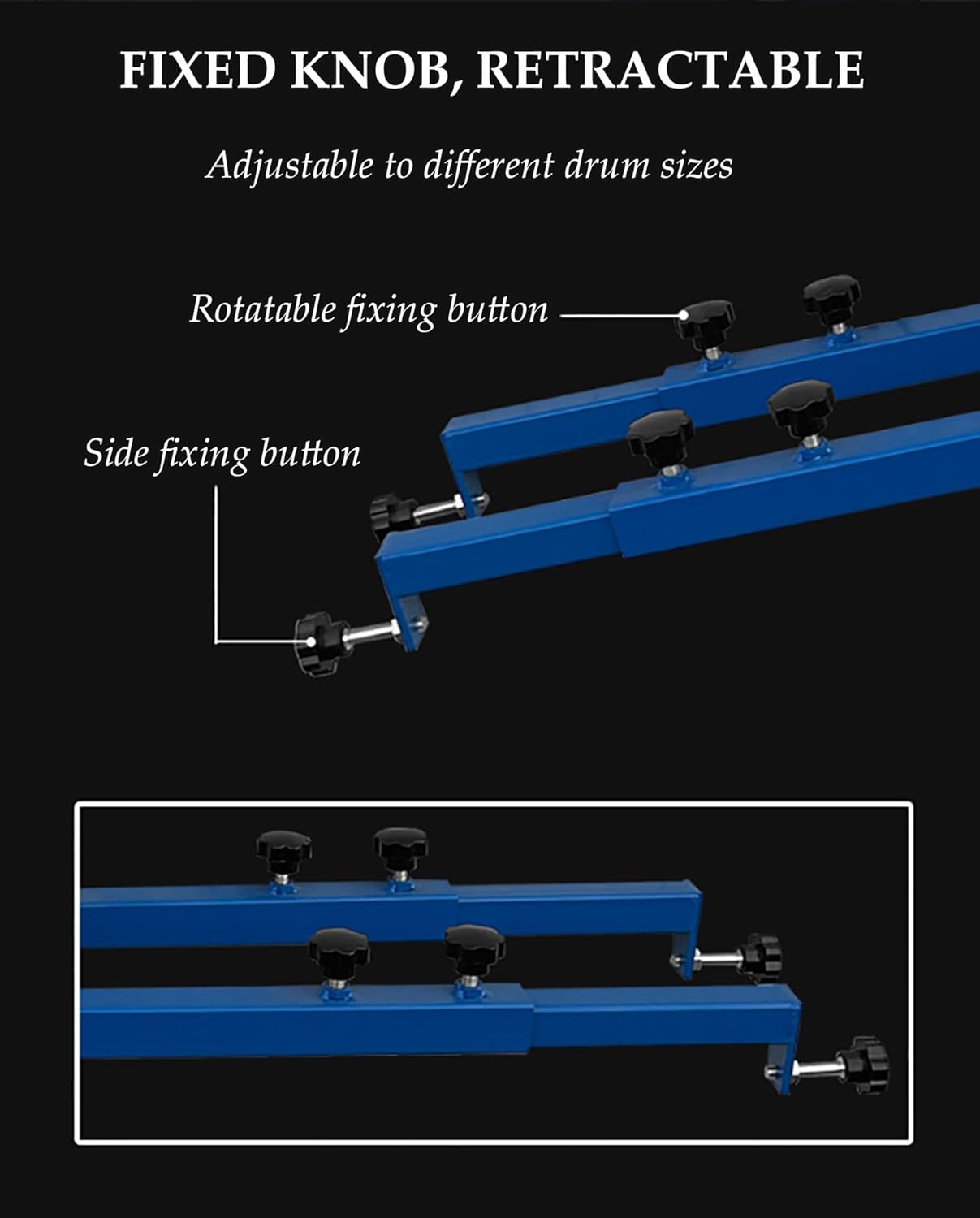 Pneumatic Paint Mixer for IBC Open-top Drum, Coat Mixer Bracket Air Agitator Stirring Machine, Paint Mix Tool for Paint, Fluids, Manufacturing, Labs, Industrial Use(Five-cylinder)