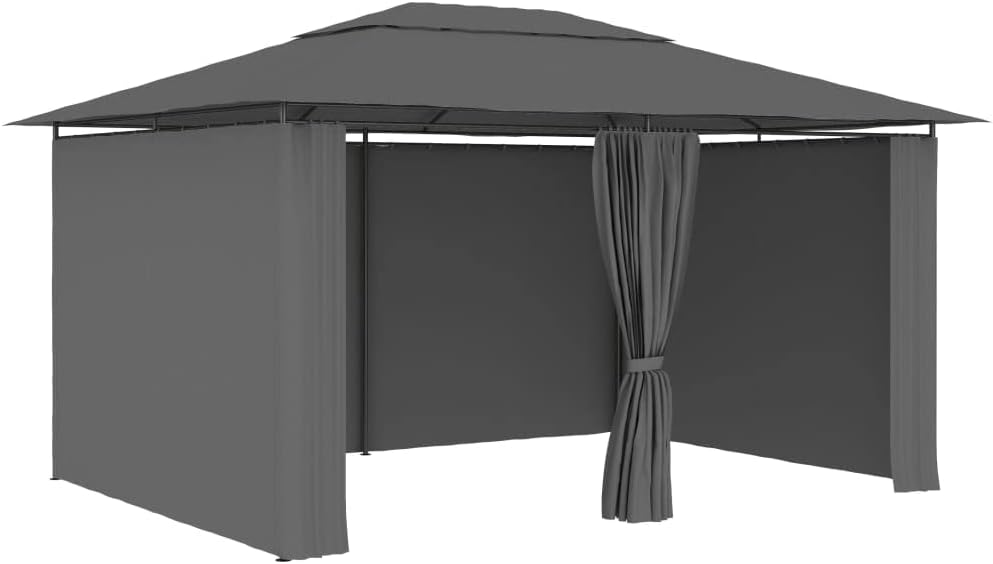 Garden Marquee with Curtains 157.4