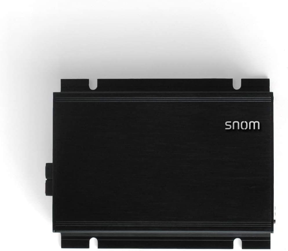 Snom PA1+ SIP-based announcement system by making a call from the phone, 6.5 watt class D amplifier, broadcast via SIP and multicast, 3 years manufacturer warranty, 00004602