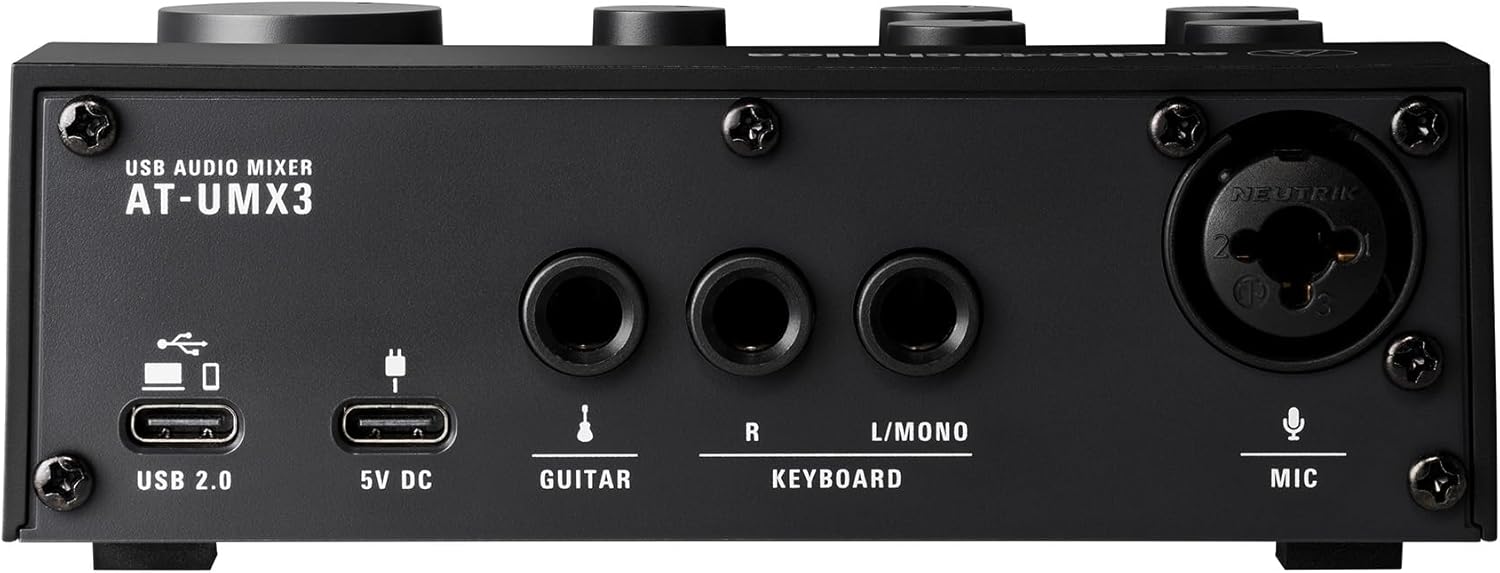 Audio-Technica AT-UMX3 USB Desktop Audio Mixer