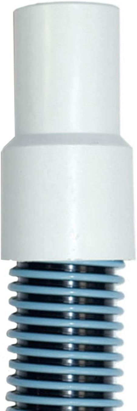 50' Blue Hydro Tools Spiral Wound Vacuum Swimming Pool Hose with Swivel Cuff