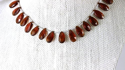 Garnet Briolettes, You Chose Quantity You Would like, 7.4mm x 15mm, Calibrated Garnet Pear Briolettes