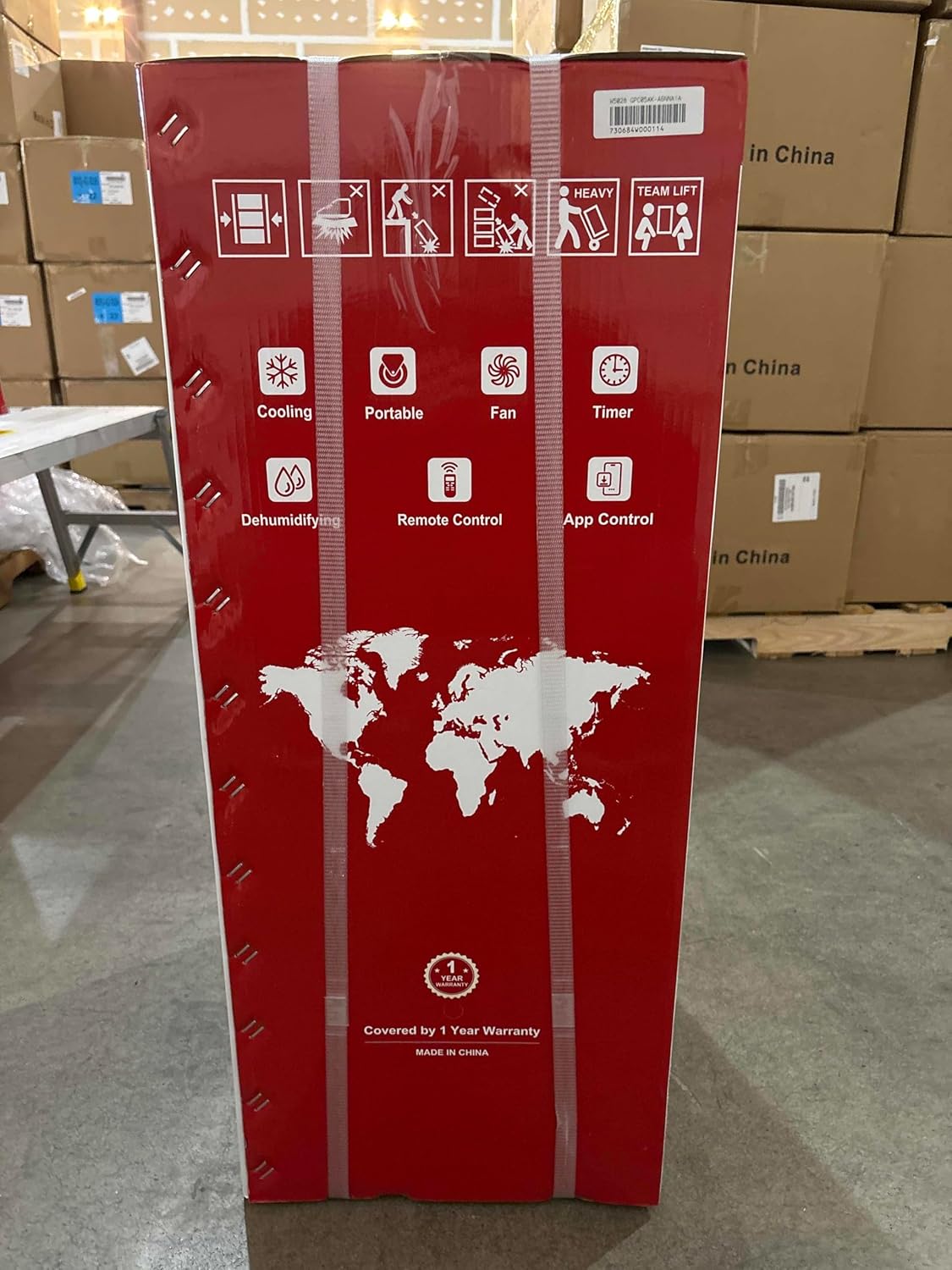 TOSOT 9,700BTU (5,000 BTU SACC) Portable Air Conditioner, Smart Wifi Control, AC Unit with Dehumidifier, Fan, Window Kit for Easy Installation, Cool Rooms Up to 300 Square Feet, Shiny Series