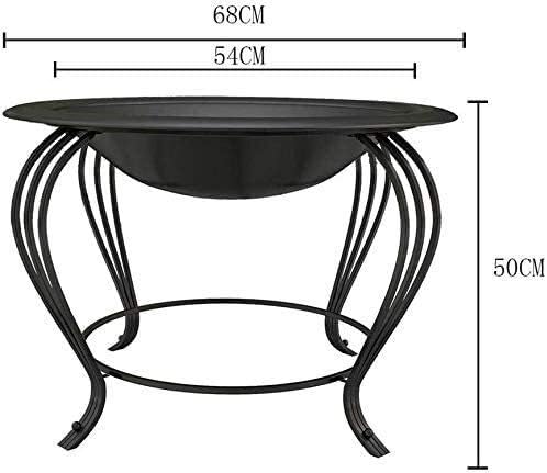 Fire Pits with Black Iron Outdoor Garden Patio Heater Fire Bowl Beach Fire Pot Heater Grill Camping Bowl
