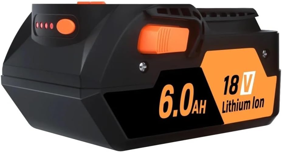 18V 6000mAh Lithium-Ion Battery Compatible for RIDGID R840083 R840085 R840086 R840087 Cordless Power Tools - High Capacity Replacement Battery