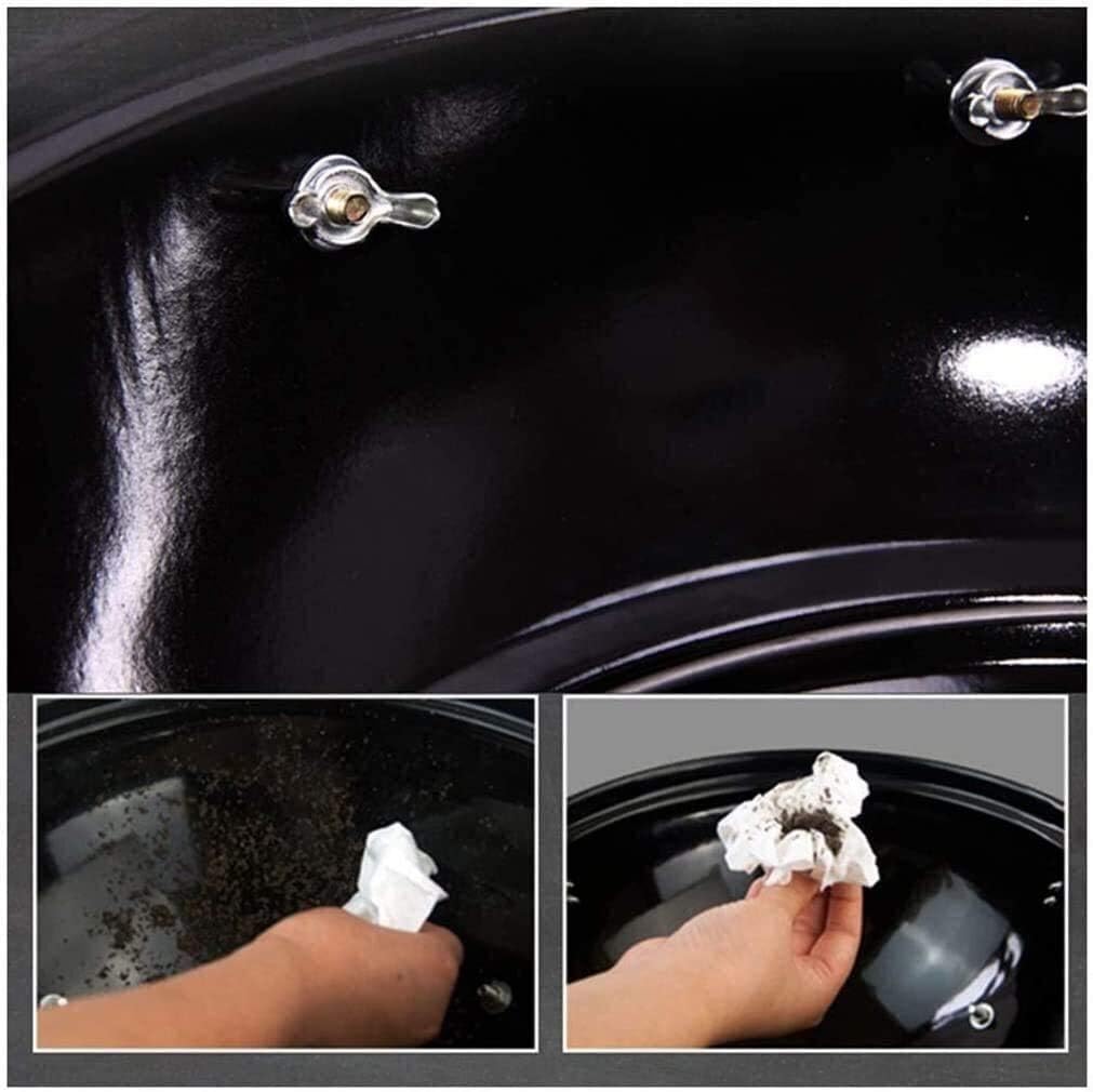 Outdoor Fire Pit Outdoor Fire Large Bonfire Wood Burning Patio Coal Grill Firepit for Outside Grill Charcoal Smokeless Grill with Spark Screen Poker