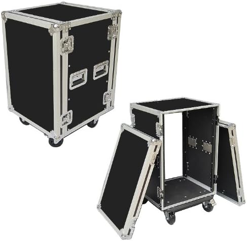 16 Space 16u 18 Inches Deep Heavy Duty 3/8 Ply ATA Amp Rack Case - Closeout