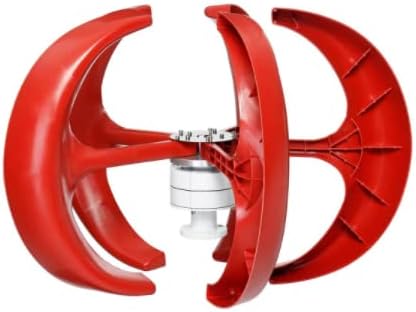 4500W 5 Blades 12V 24V Vertical Axis Wind Turbines Generator Lantern Motor Kit Electromagnetic for Home Hybrids Streetlight Use