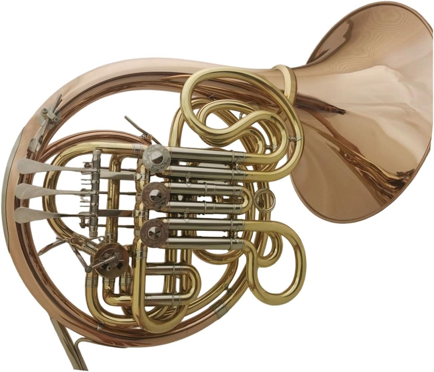 4 Key French Horn Professional Brass Instrument Lacquered Gold Horn Playing Exercises Suitable For Beginners(5)