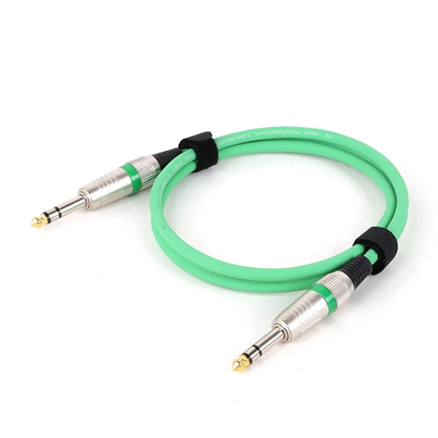 Guitar Audio Cable 1PC Guitar Cable Stereo 1/4 Inch to 1/4 Inch TRS Instrument Cable for Guitar Mixer Amplifier 30CM-15M(Green,15m)