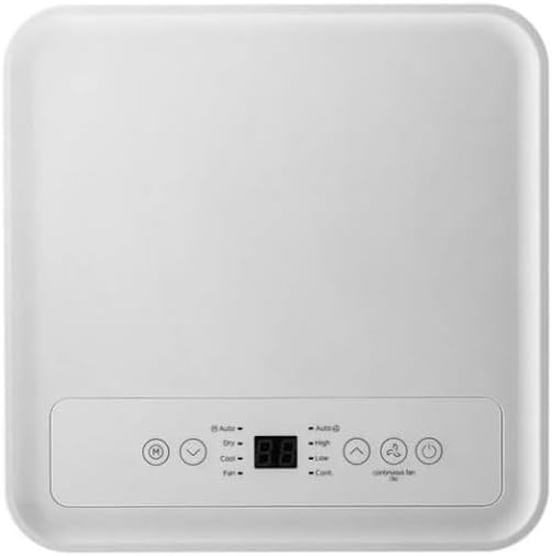 Midea 6,000 BTU DOE Smart Portable Air Conditioner, for spaces up to 250 sq. ft., 870 watts, 3-in-1 comfort: Air Conditioning, Fan, and Dehumidifier, Built-in Wheels - MAP06S1JWT-B