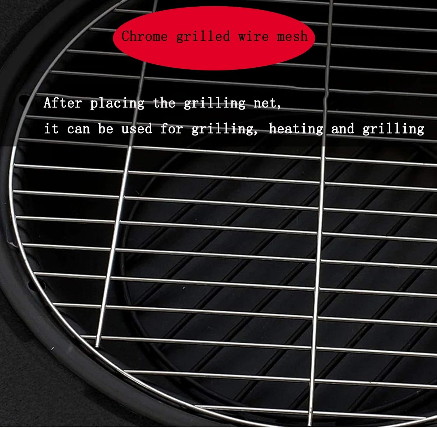 Garden Fire Pit Backyard Patio Garden Fireplace Concrete Round and Wood Burning Fire Pit 3 in 1 Fireplace for Bonfire Barbecue in The Wild with Grill Grate for Heati