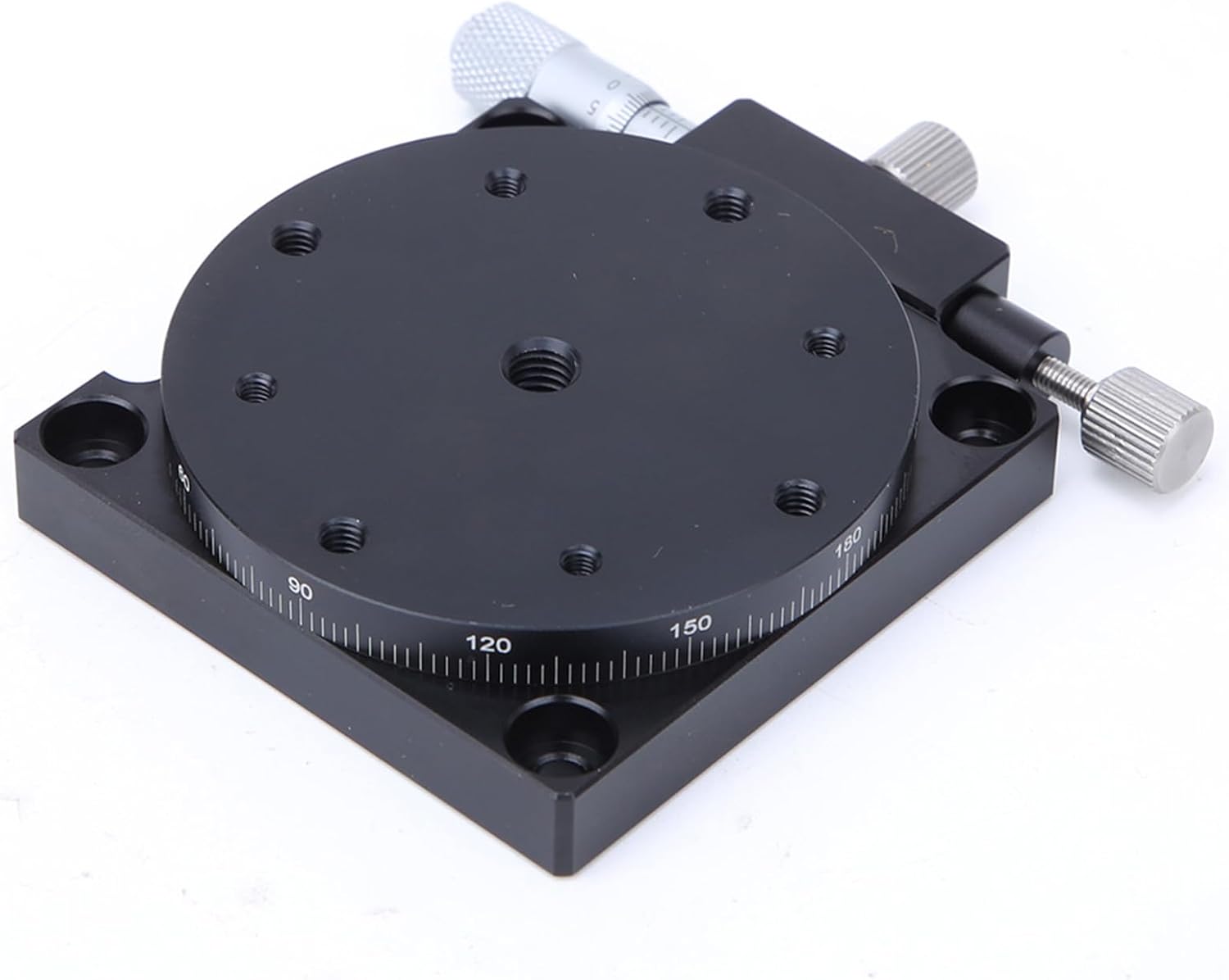 Fine Adjustment RS60‑L Manual Trimming Station Displacement Linear Stage Table for Precision Positioning,Production Machinery Vernier Scale