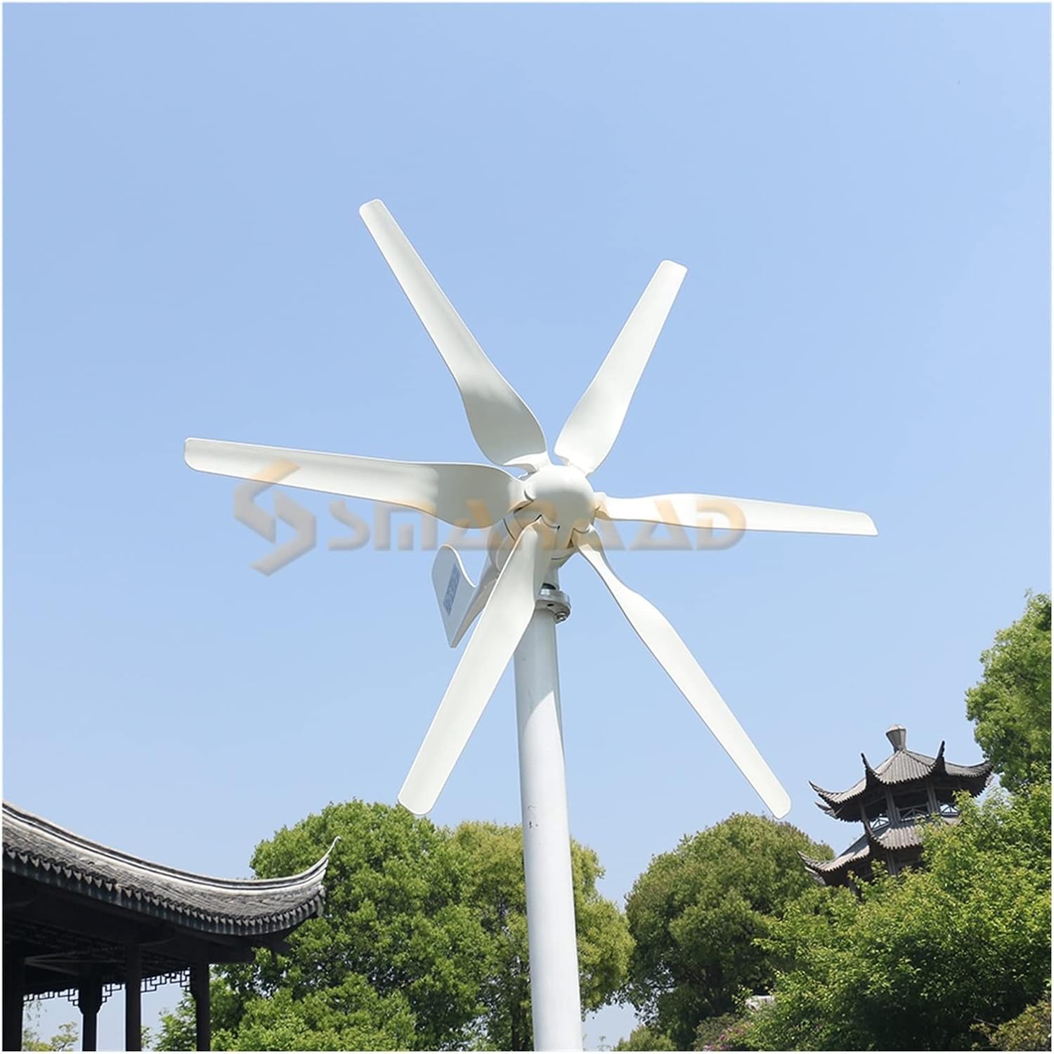 Wind Turbine Generator Kit, 1000w Wind Turbine Generator 12V 24V 48V DC 220v AC Home System Green Alternative Energy Solar Panels Home Energy Solutions for Hybrid Solar Wind System(MPPT Hybrid,48V)