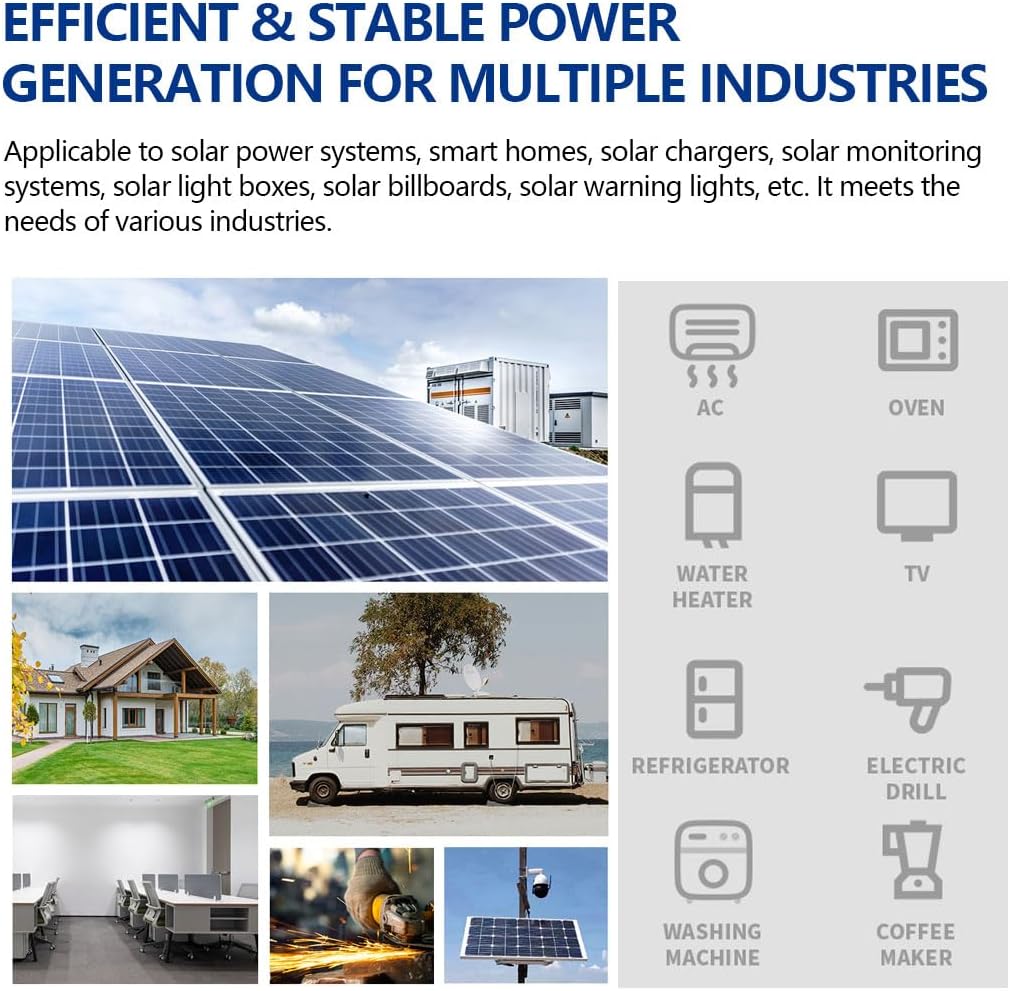 Y&H 120A MPPT Solar Charger Controller Max Input 480V PV, with 24V-96V Auto Battery Recognition, Gel/Flooded/Lithium Compatible - High Efficiency PV Regulator