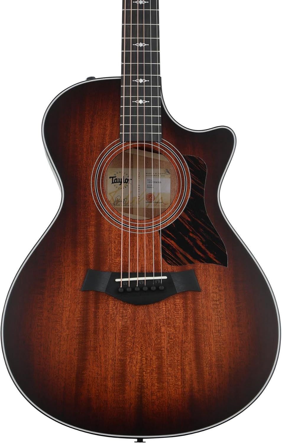 Taylor 322ce V-Class Grand Concert Acoustic-electric Guitar - Tobacco