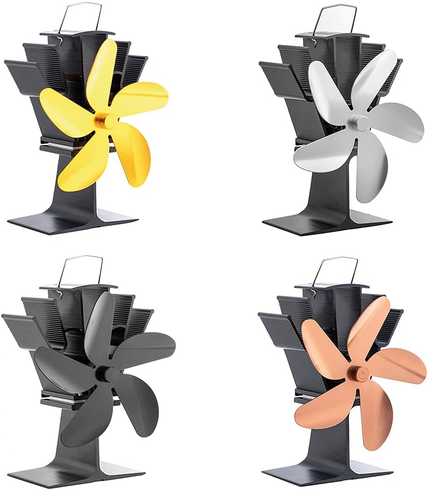 Quiet Heat Powered Stove On Chimney For Wood Log For On Chimney For Wood Log