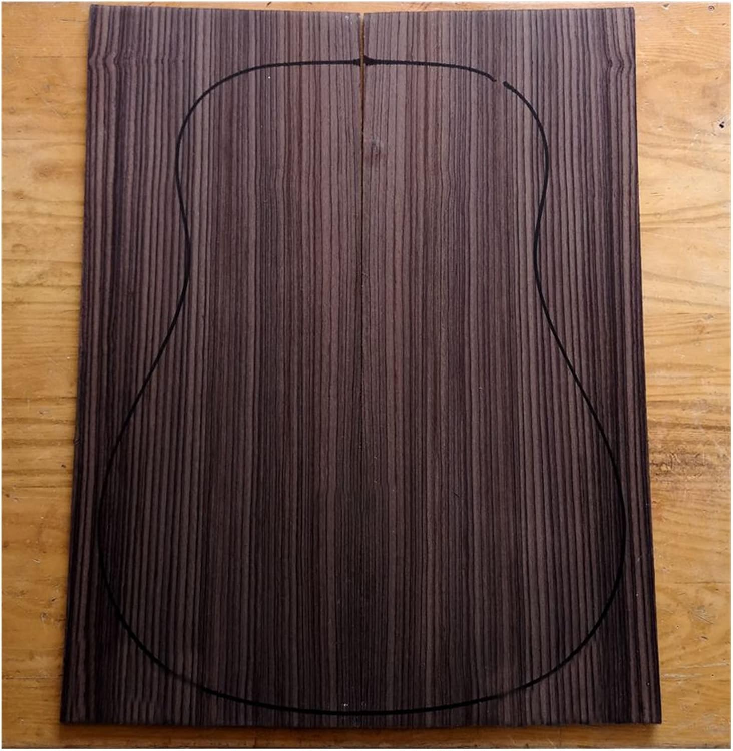 India Rose Wood Back Panel Wool Guitar Production Material Accessories DIY Guitar Kit (Color : 16)