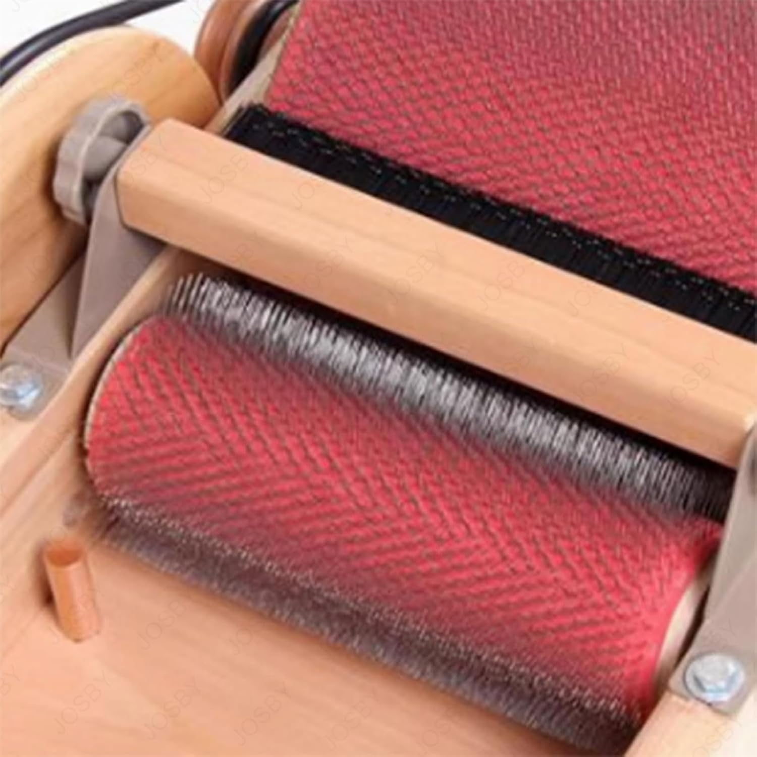 Wool Combing Machine, Manual Wool Drum Carder, Tooth Pitch Can Be Set, Adjustable Roller Gap, Wool Felt-Making Tool