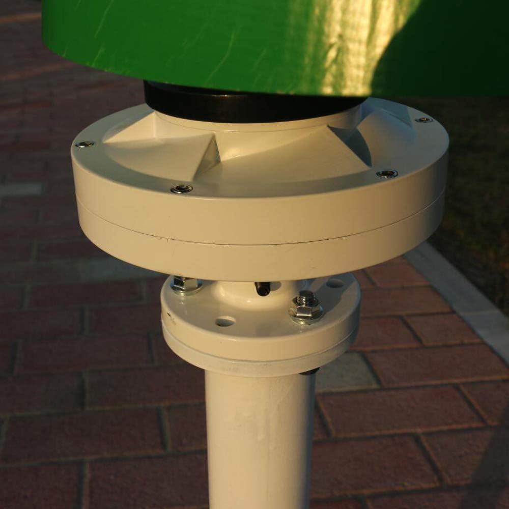 Ln 1000W Vertical Wind Turbine Permanent Magnet Generator with Hybrid MPPT Controller 3 Phase 24V 48V 96V Axis Maglev Coreless Generator Windmill (24V / 1000W, Orange)