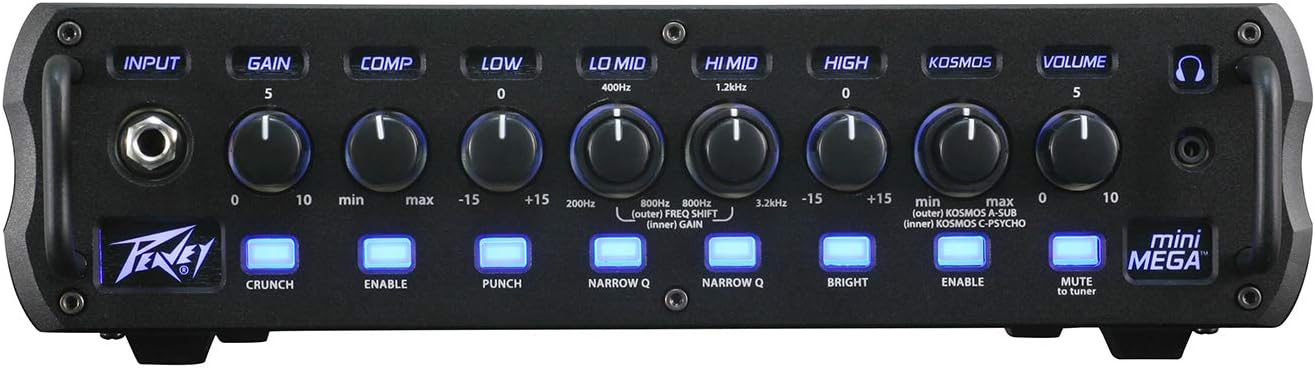 Peavey MiniMEGA 1000-Watt Mini Bass Amp Head